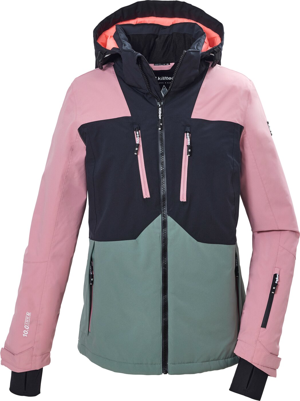 KILLTEC - KSW 284 WMN SKI JCKT GRÜNGRAU