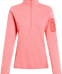 McKINLEY - Da.-Langarmshirt Tampo wms MELANGE/RED LIGHT