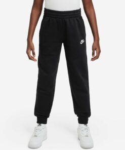 NIKE - K NSW CLUB FLC JGGR LBR BLACK/WHITE