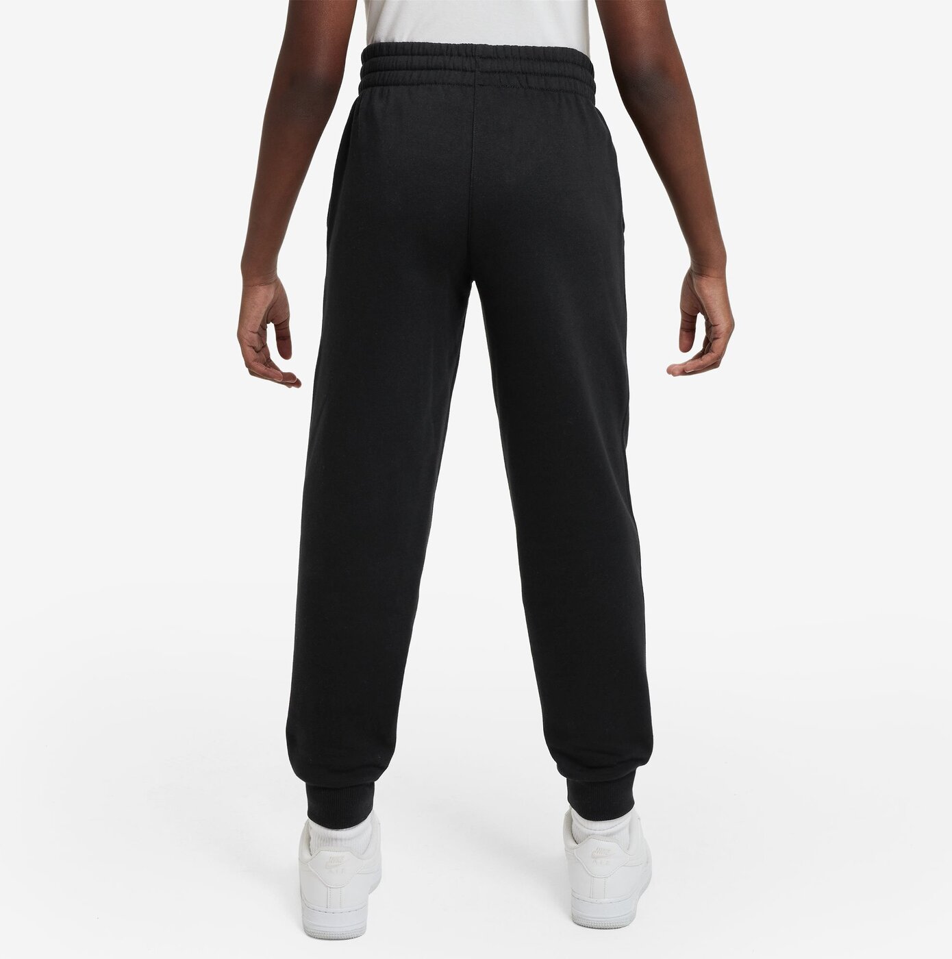 NIKE - K NSW CLUB FLC JGGR LBR BLACK/WHITE – Bild 2