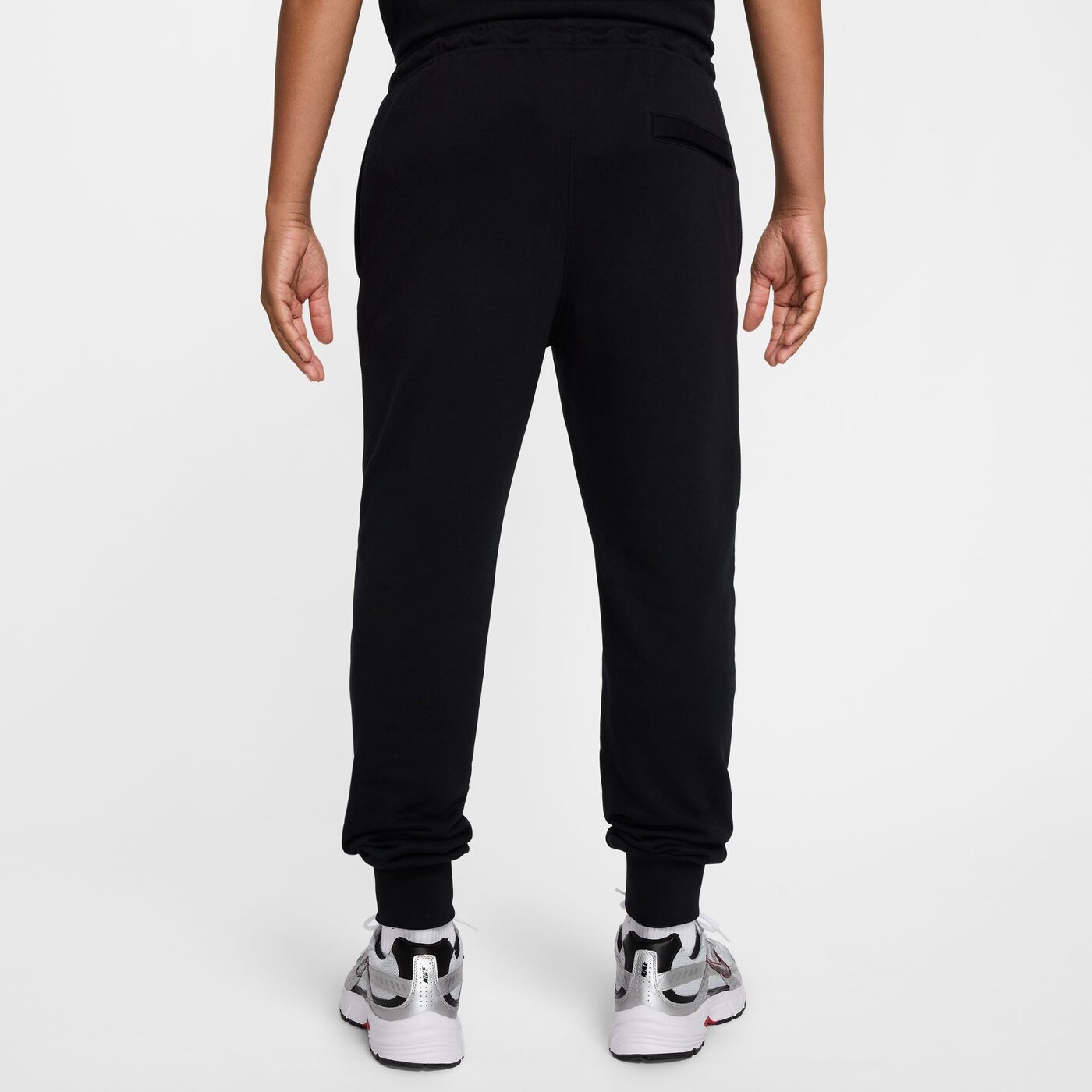NIKE - M NK CLUB FT JOGGER BLACK/BLACK/WHITE – Bild 2
