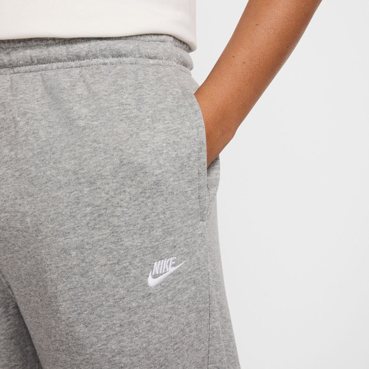 NIKE - M NK CLUB FT JOGGER DK GREY HEATHER/LT SMOKE GREY/ – Bild 6