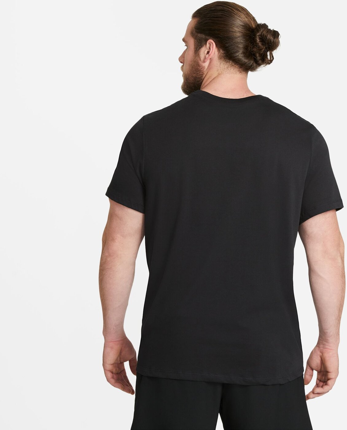 NIKE - M NK DF TEE DFC CREW SOLID BLACK/WHITE – Bild 7