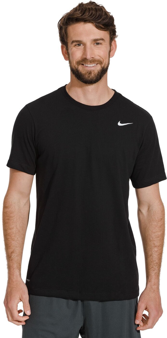 NIKE - M NK DF TEE DFC CREW SOLID BLACK/WHITE – Bild 8