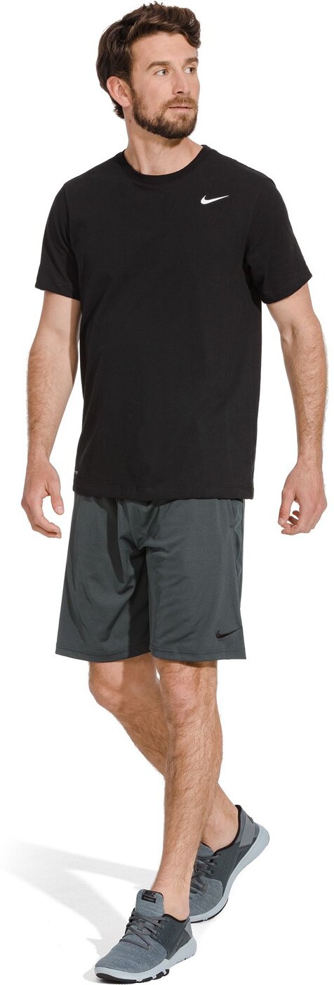 NIKE - M NK DF TEE DFC CREW SOLID BLACK/WHITE – Bild 9