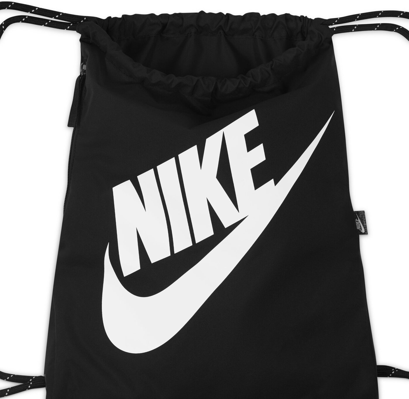 NIKE - NK HERITAGE DRAWSTRING BLACK/BLACK/WHITE – Bild 5