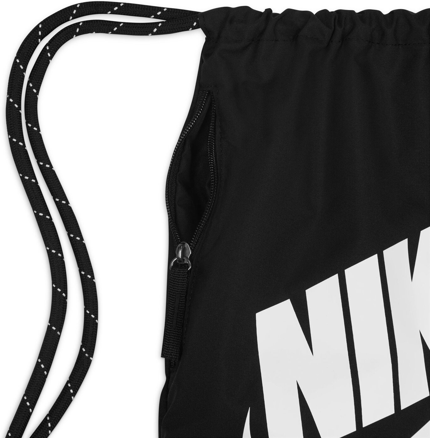 NIKE - NK HERITAGE DRAWSTRING BLACK/BLACK/WHITE – Bild 6