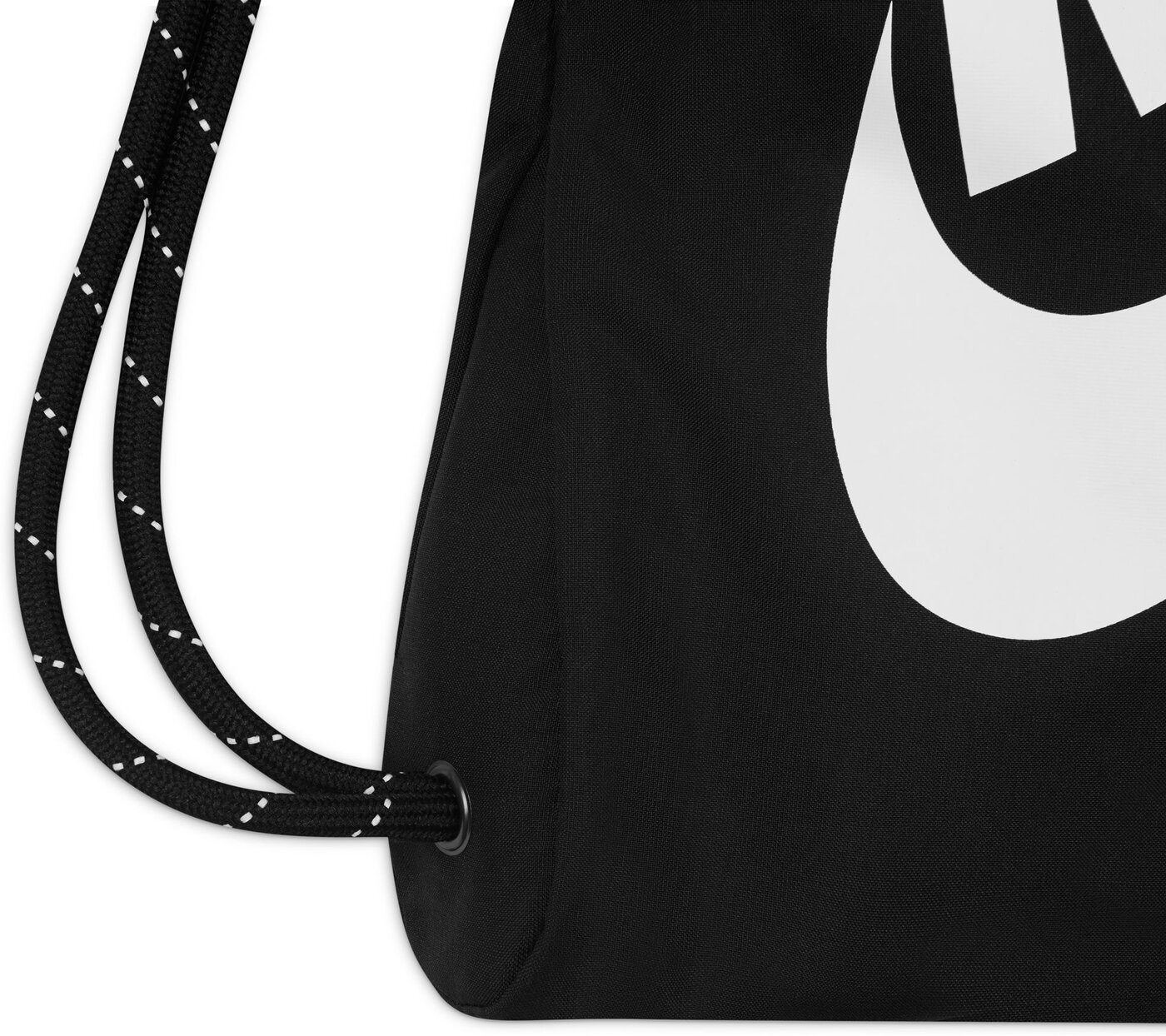 NIKE - NK HERITAGE DRAWSTRING BLACK/BLACK/WHITE – Bild 7