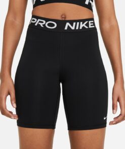 NIKE - W NP 365 SHORT 8IN BLACK/WHITE