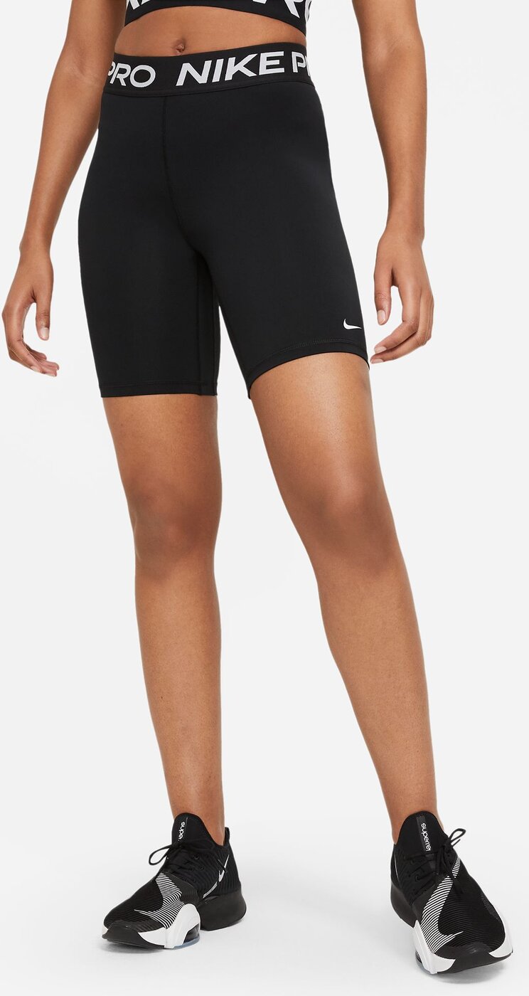 NIKE - W NP 365 SHORT 8IN BLACK/WHITE – Bild 4