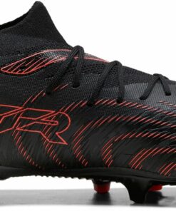 PUMA - FUTURE 9 MATCH FG/AG PUMA BLACK-GLOWING RED-STRONG GRAY