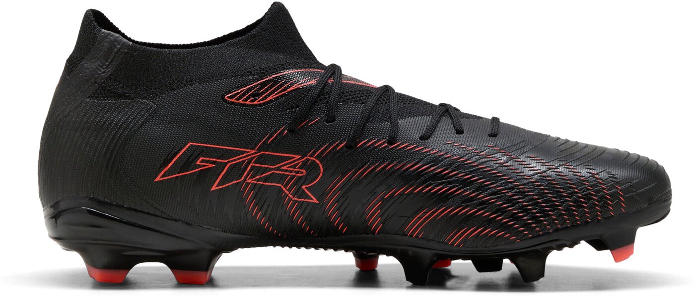 PUMA - FUTURE 9 MATCH FG/AG PUMA BLACK-GLOWING RED-STRONG GRAY