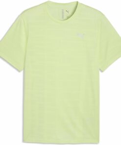 PUMA - M PWRTRAIN JACQUARD TEE APPLE SPRITZ