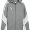 PUMA - teamEVOSTRIPE Hooded Jacket MEDIUM GRAY HEATHER-PUMA SILVER-PUM