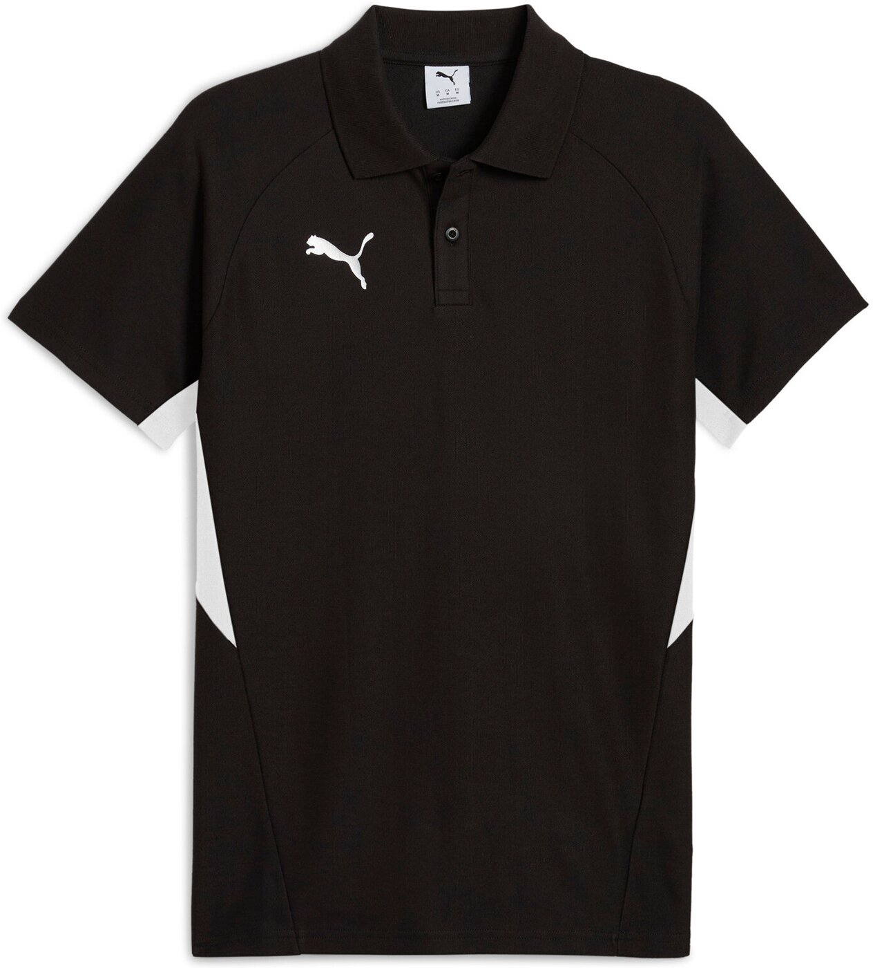 PUMA - teamEVOSTRIPE Polo PUMA BLACK-PUMA SILVER-PUMA WHITE