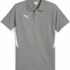PUMA - teamEVOSTRIPE Polo MEDIUM GRAY HEATHER-PUMA SILVER-PUM