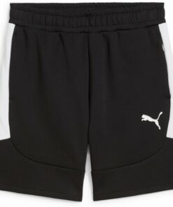 PUMA - teamEVOSTRIPE Shorts PUMA BLACK-PUMA SILVER-PUMA WHITE