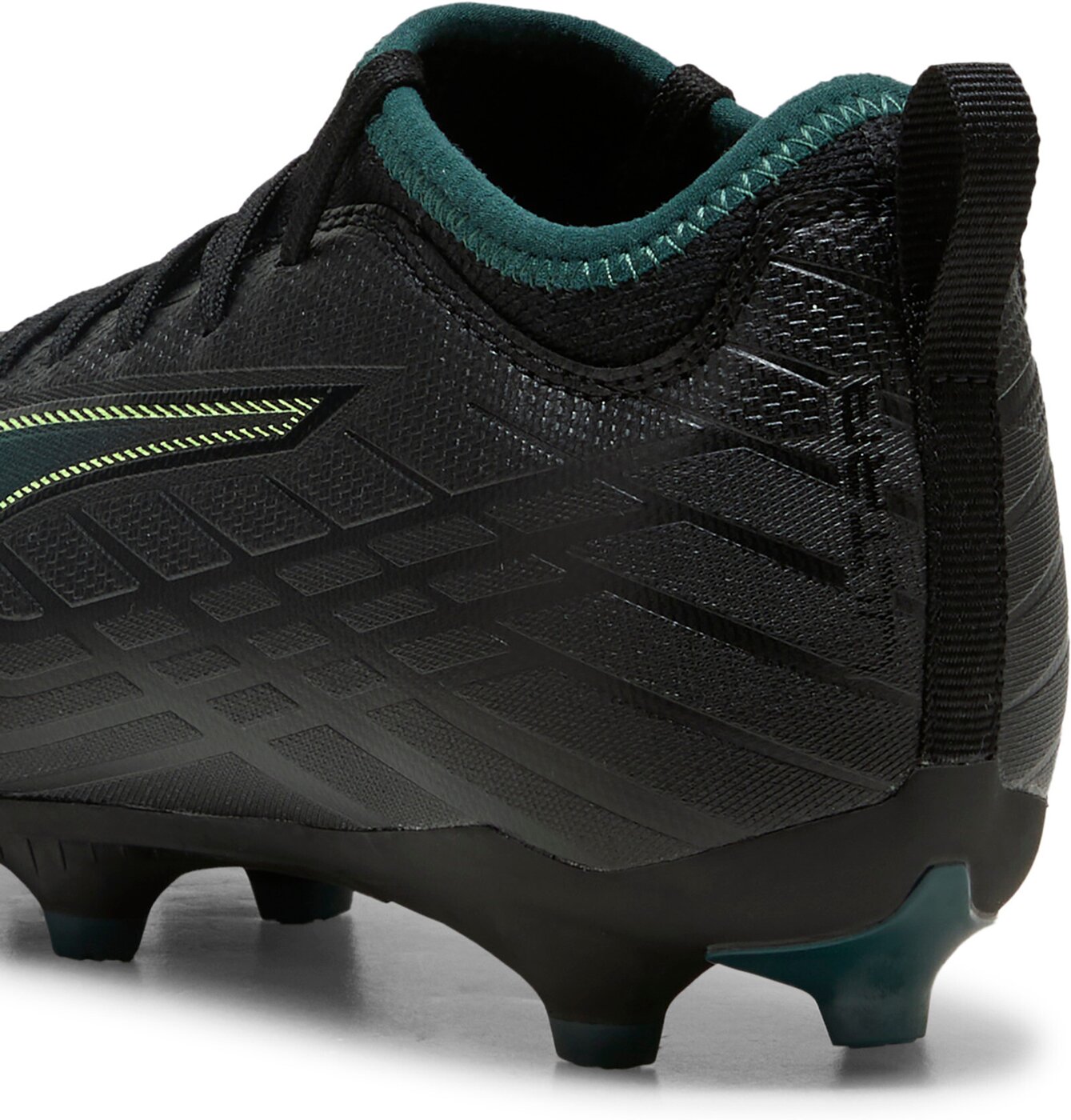 PUMA - ULTRA 6 MATCH FG/AG Jr PUMA BLACK-FIZZY LIGHT-GREEN TERRAI – Bild 5