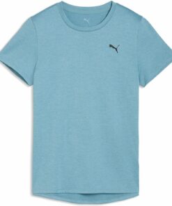 PUMA - W TAD ESSENTIAL Heather Tee BALTIC SEA BLUE HEATHER