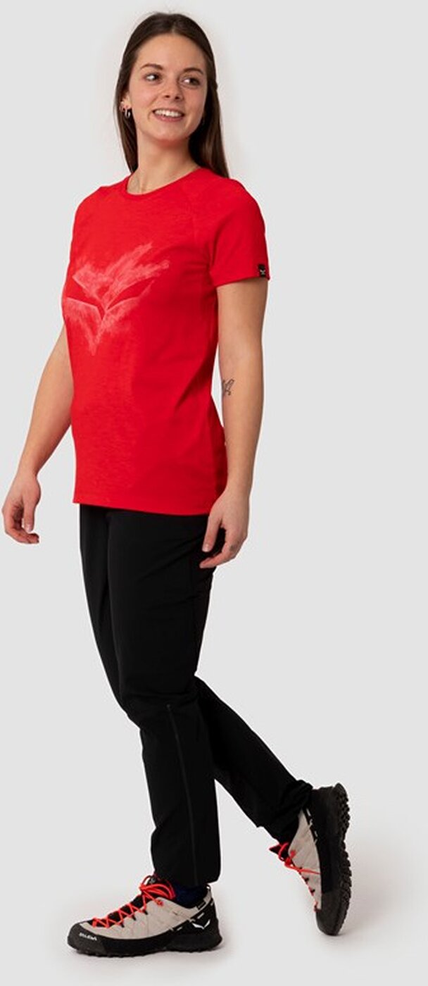 SALEWA - PURE XXX DRY W T-SHIRT. FLAME MELANGE – Bild 4