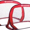 SCHILDKRÖT FUN SPORTS - POP-UP-GOALS (2er Set Tore im Carrybag) rot/schwarz KEINE FARBE