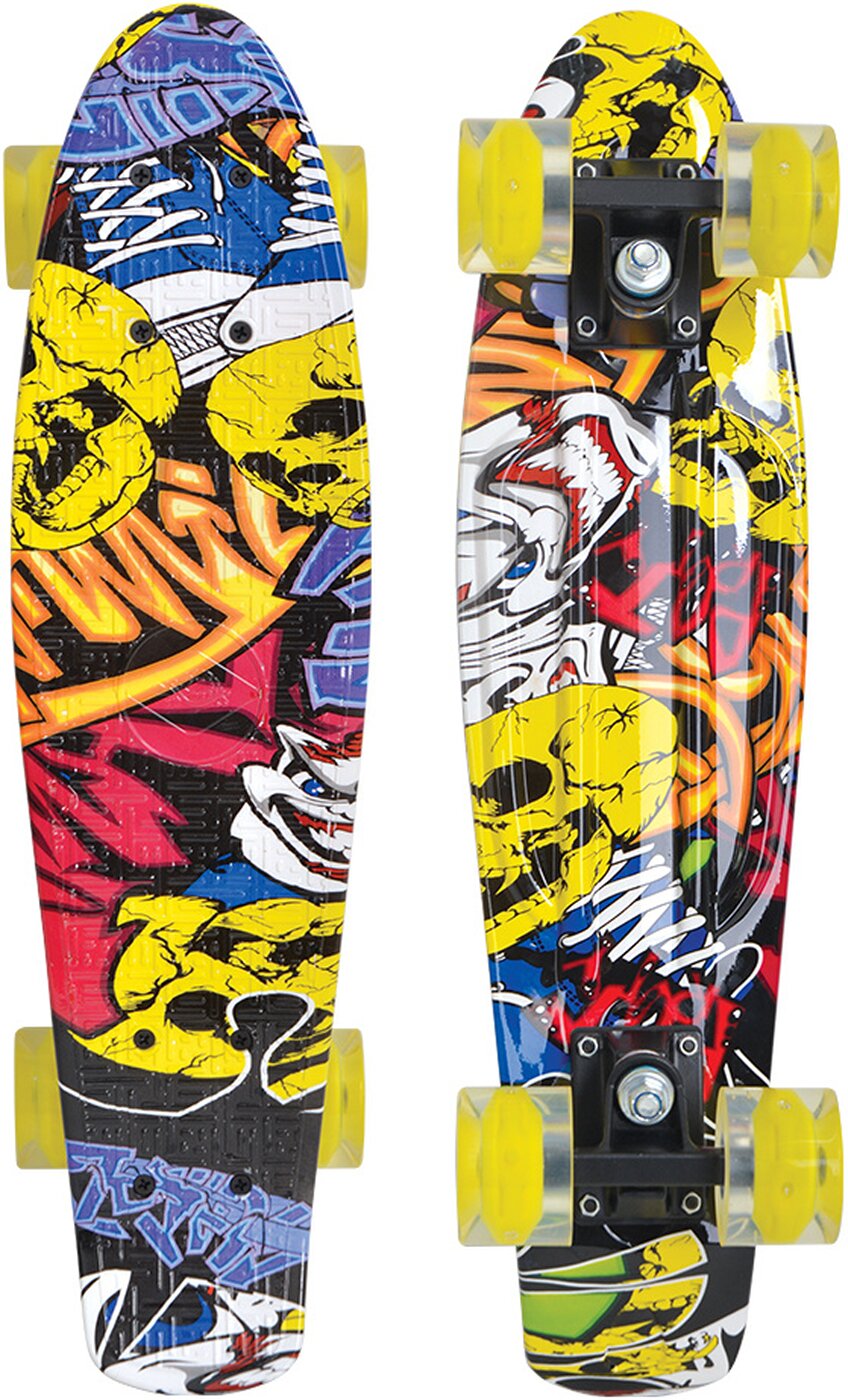 SCHILDKRÖT FUN SPORTS - Retro Skateboard FREE SPIRIT 22´ Party KEINE FARBE
