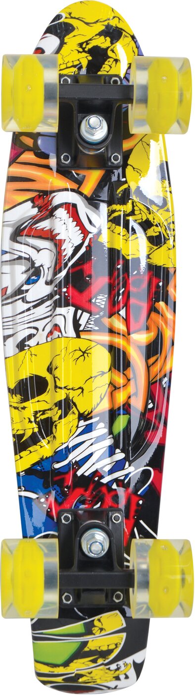 SCHILDKRÖT FUN SPORTS - Retro Skateboard FREE SPIRIT 22´ Party KEINE FARBE – Bild 3