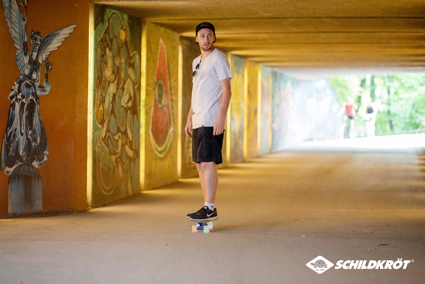 SCHILDKRÖT FUN SPORTS - Retro Skateboard FREE SPIRIT 22´ Party KEINE FARBE – Bild 6