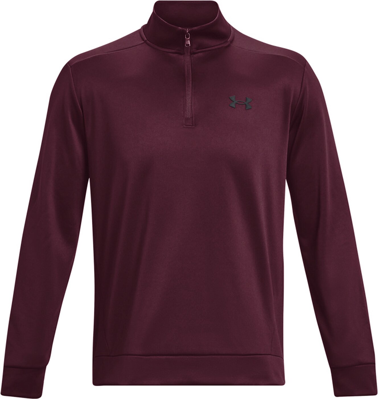 UNDER ARMOUR - UA ARMOUR FLEECE 1/4 ZIP DARK MAROON