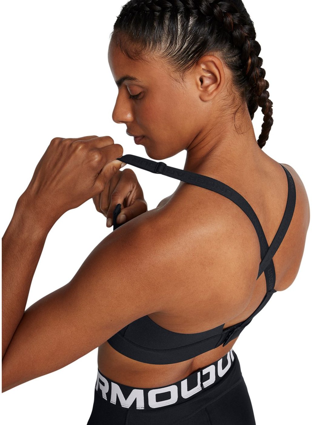 UNDER ARMOUR - UA INFINITY MID 2.0 BRA BLACK – Bild 5