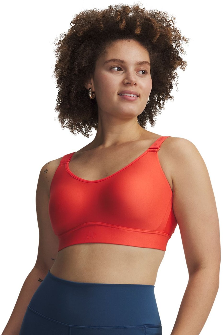 UNDER ARMOUR - UA INFINITY MID 2.0 BRA VENOM RED – Bild 3