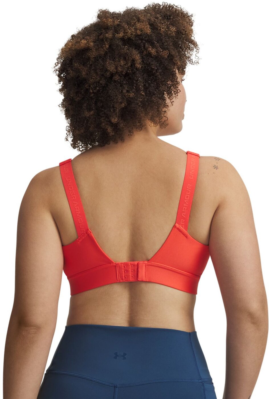 UNDER ARMOUR - UA INFINITY MID 2.0 BRA VENOM RED – Bild 4