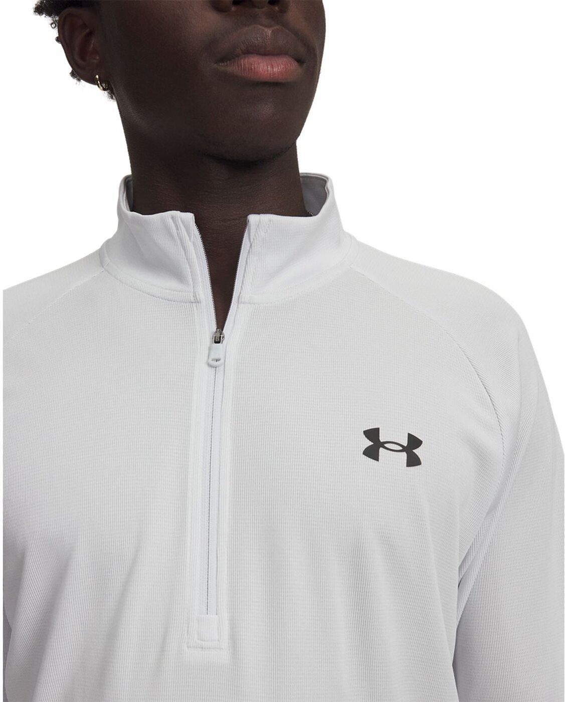 UNDER ARMOUR - UA TECH TEXTURED 1/2 ZIP DISTANT GRAY – Bild 3