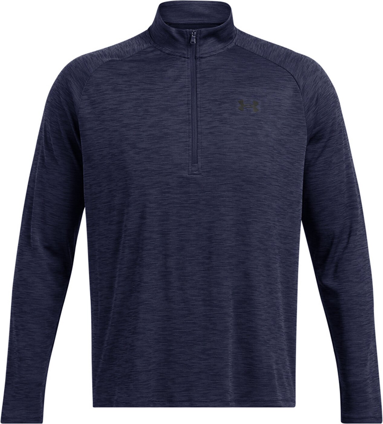 UNDER ARMOUR - UA TECH TEXTURED 1/2 ZIP MIDNIGHT NAVY