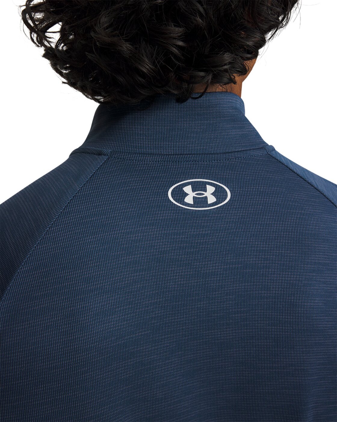 UNDER ARMOUR - UA TECH TEXTURED 1/2 ZIP WHAM BLUE – Bild 3
