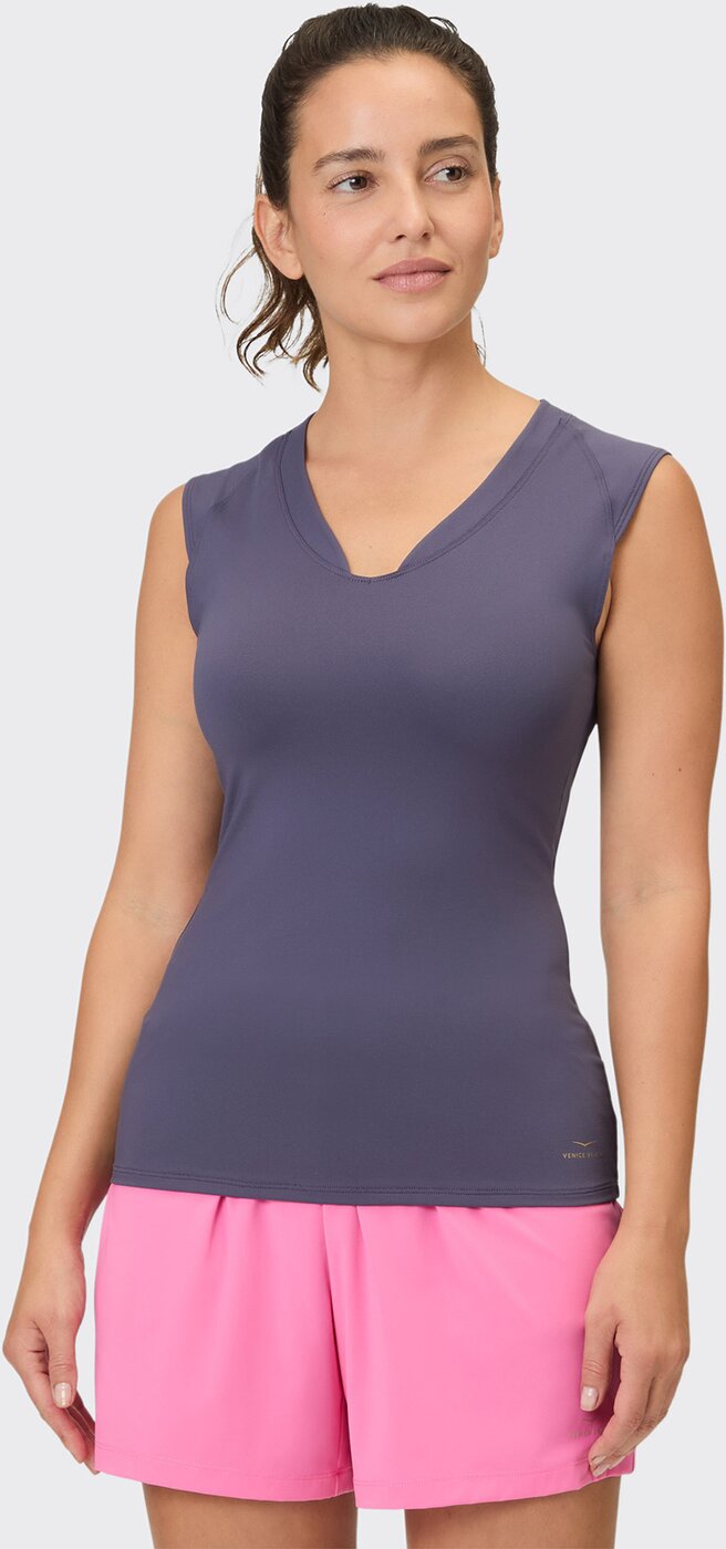 VENICE BEACH - VB_Eleam D T-Shirt BLUE MUSSEL – Bild 3